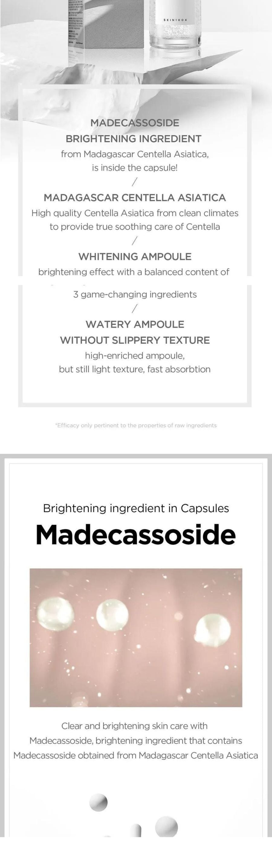 SKIN 1004 - Madagascar Centella Tone Brightening Capsule Ampoule