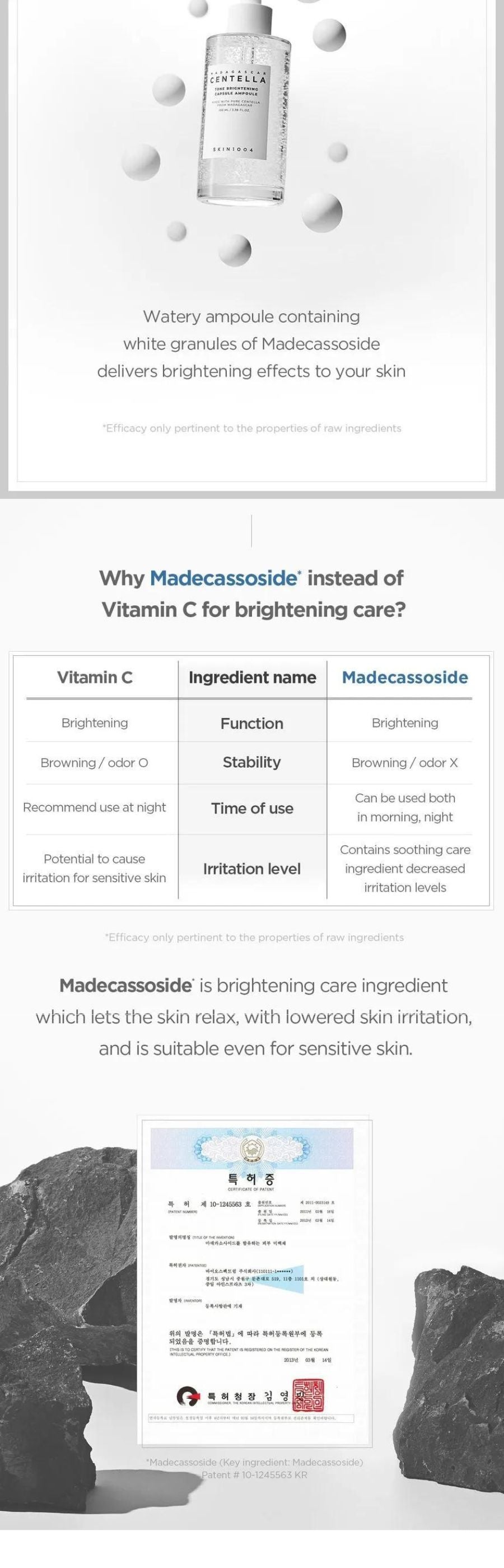SKIN 1004 - Madagascar Centella Tone Brightening Capsule Ampoule