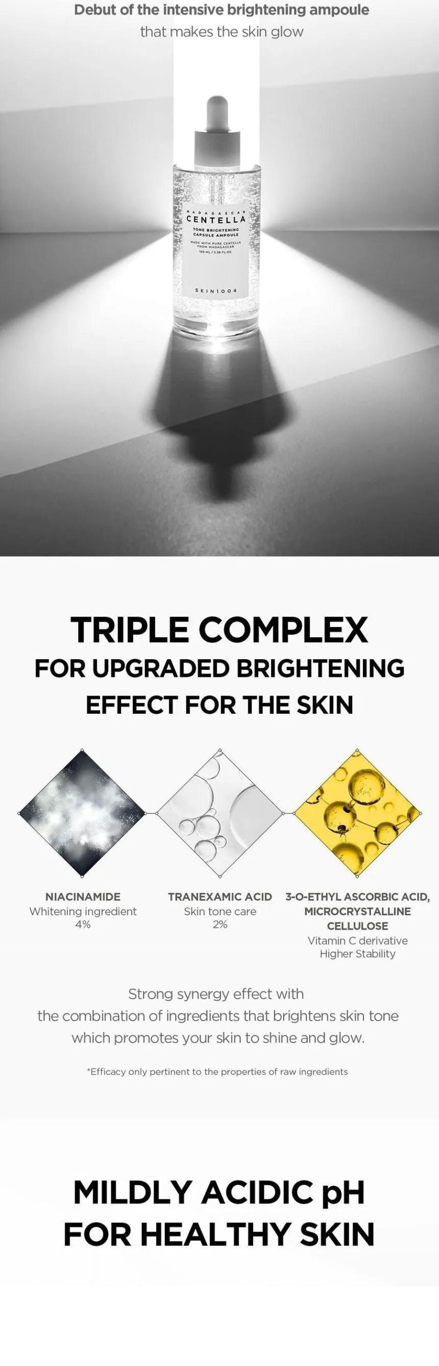 SKIN 1004 - Madagascar Centella Tone Brightening Capsule Ampoule