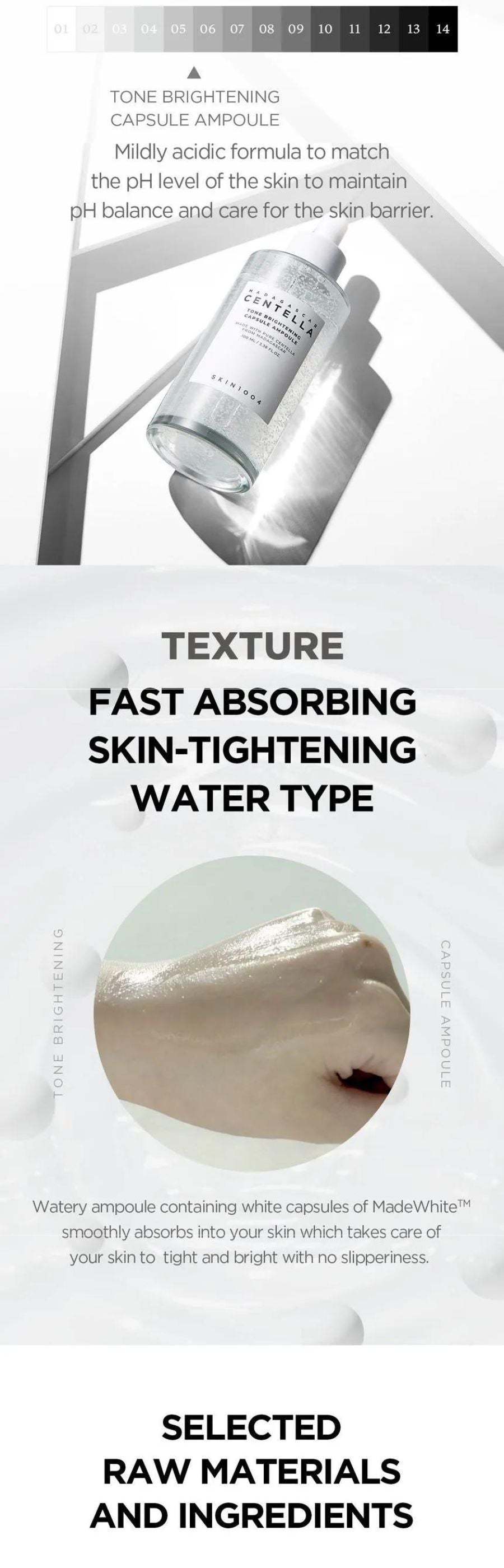 SKIN 1004 - Madagascar Centella Tone Brightening Capsule Ampoule